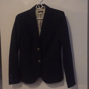 Jcrew navy blazer w/ intricate gold buttons
